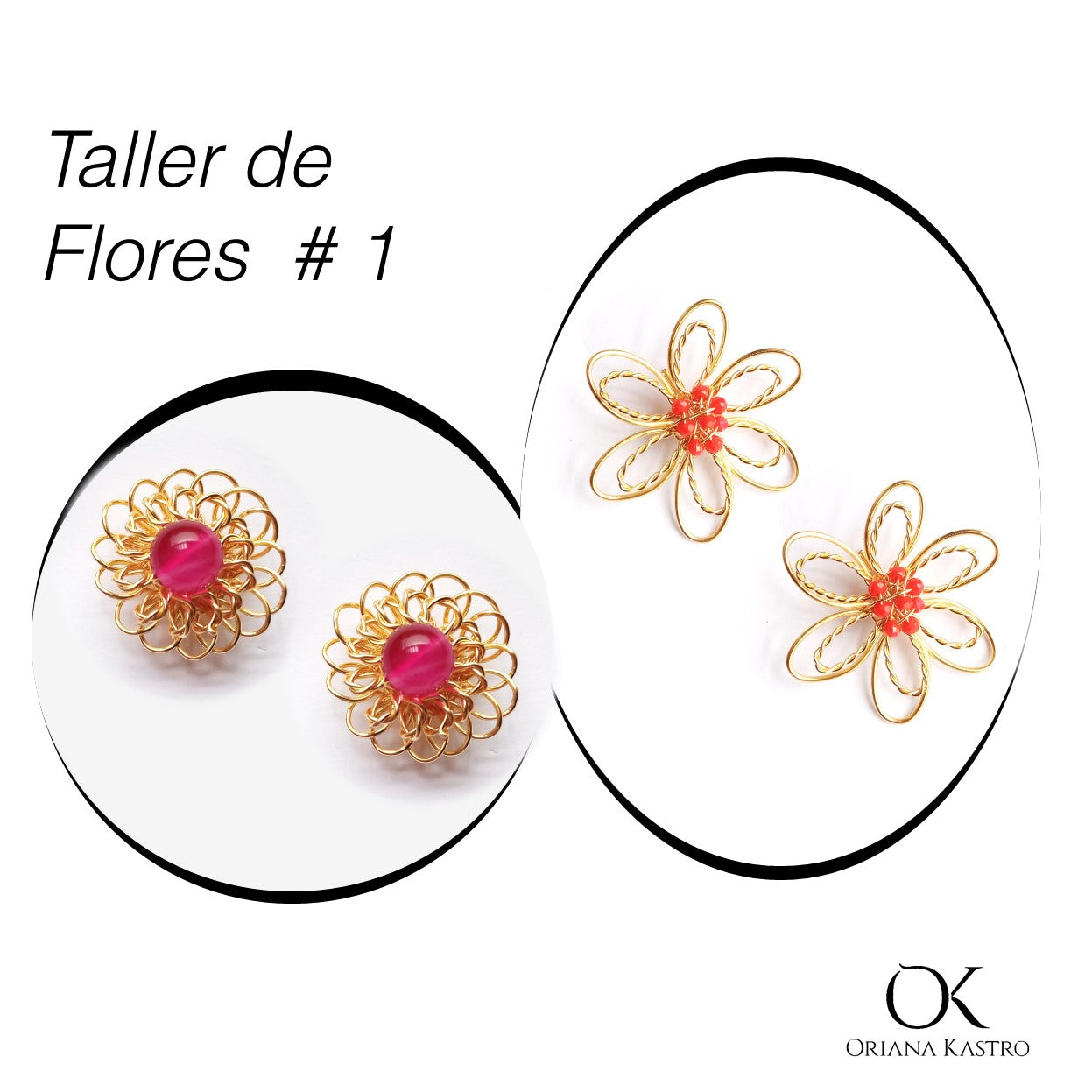 Taller de Flores en Alambrismo - Nivel 1