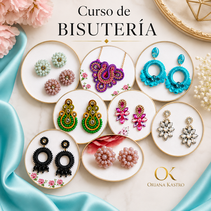 Curso de Bisutería Fina + Curso Gratis para Emprendedoras