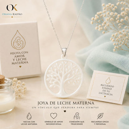 Taller de Joya de Leche Materna - Dije Árbol de la Vida