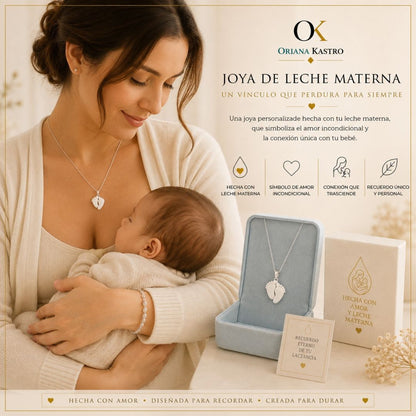 Taller de Joya de Leche Materna - Dije Piecitos