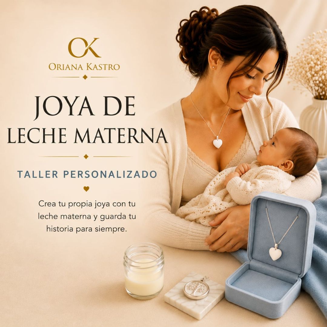 Taller de Joyería de Leche Materna - Dije Corazón