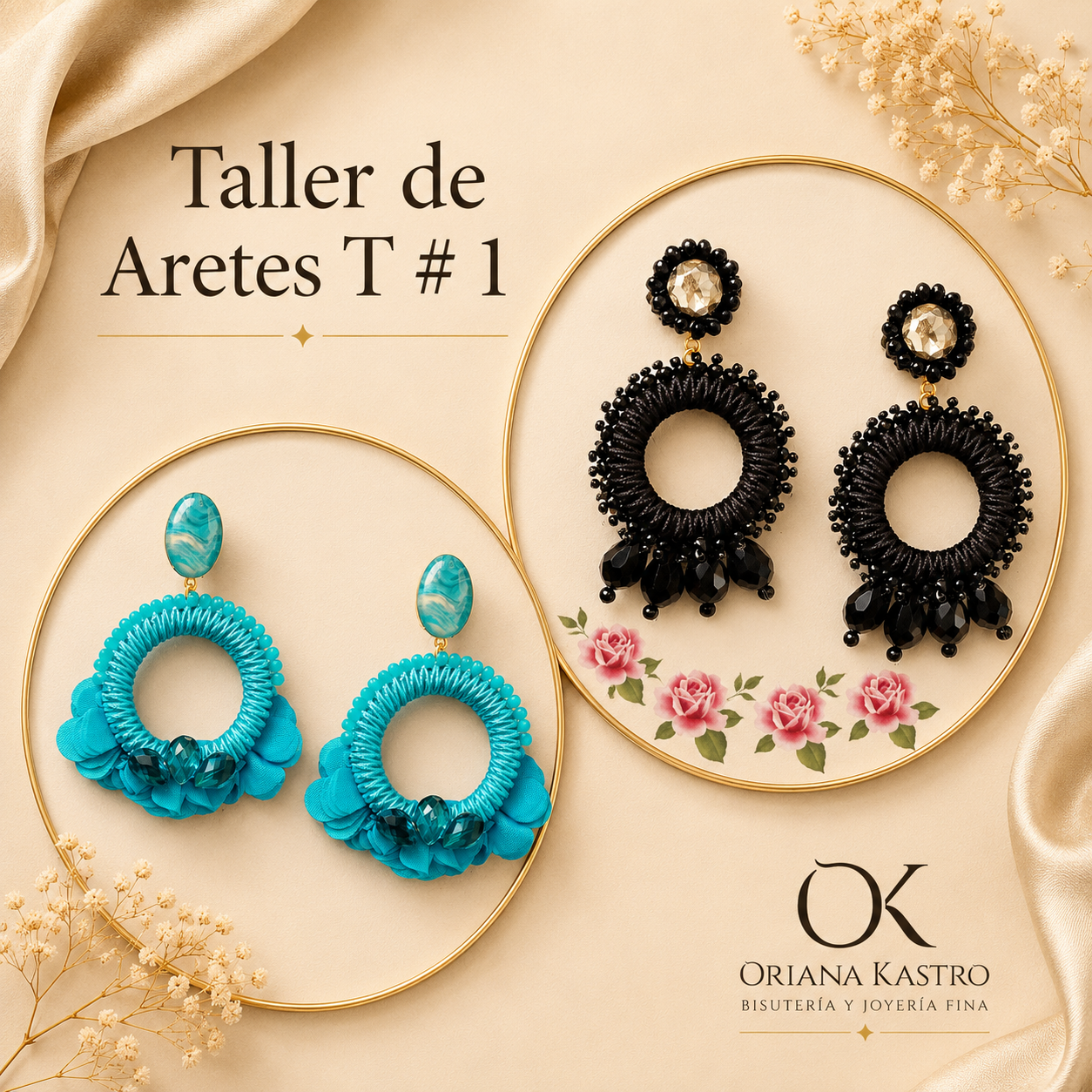 Taller de Aretes en Tendencia - Joyería Artesanal
