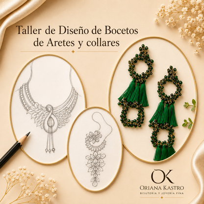Taller de Bocetos y Diseños Originales de Aretes