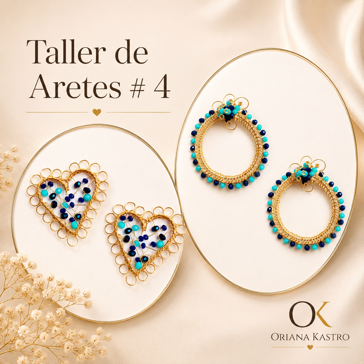 Taller de Aretes en Alambrismo - Nivel 4
