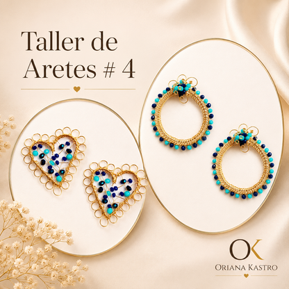 Taller de Aretes en Alambrismo - Nivel 4