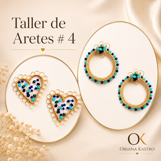 Taller de Aretes en Alambrismo - Nivel 4