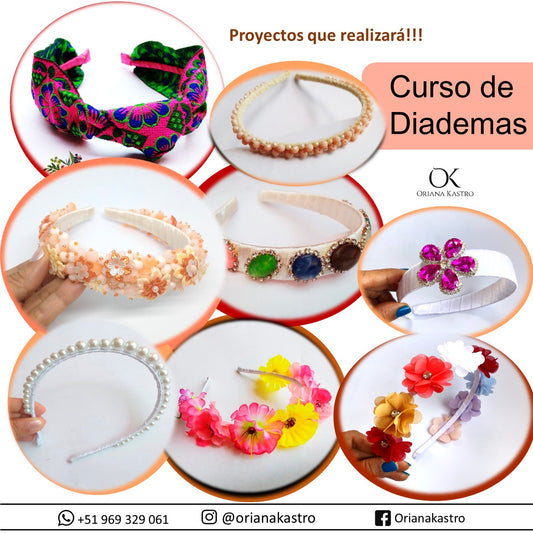 Curso de Diademas y Vinchas + Curso Gratis para Emprendedoras
