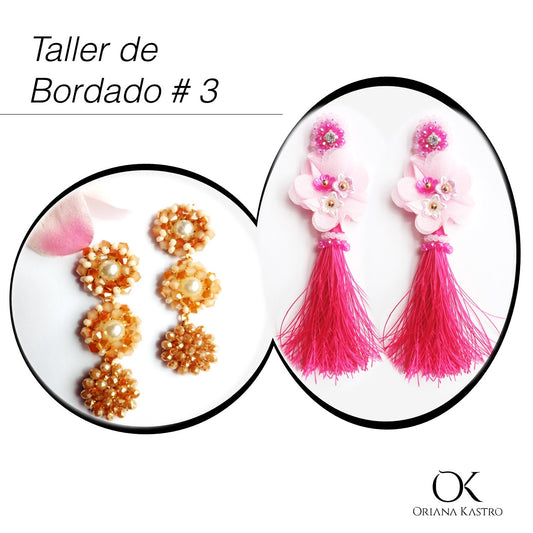 Taller de Aretes  Bordados - Intermedio 1